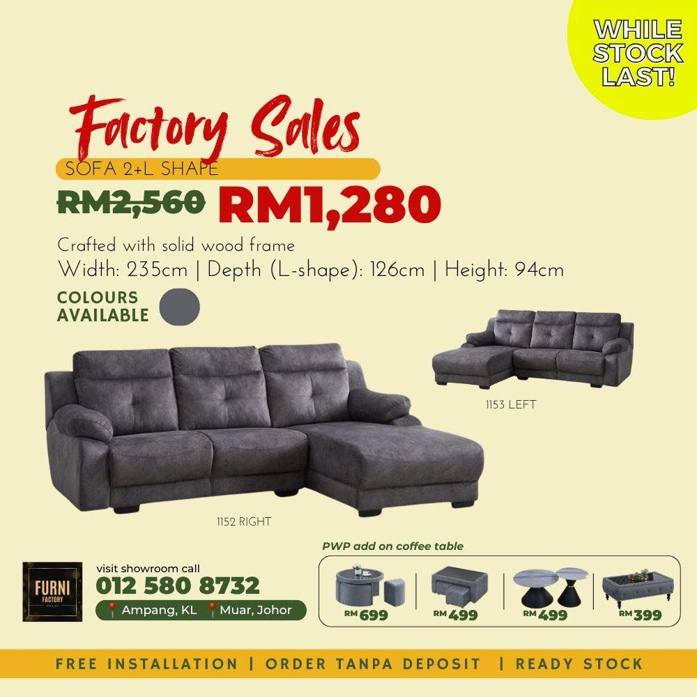 Furni Factory Facebook ad