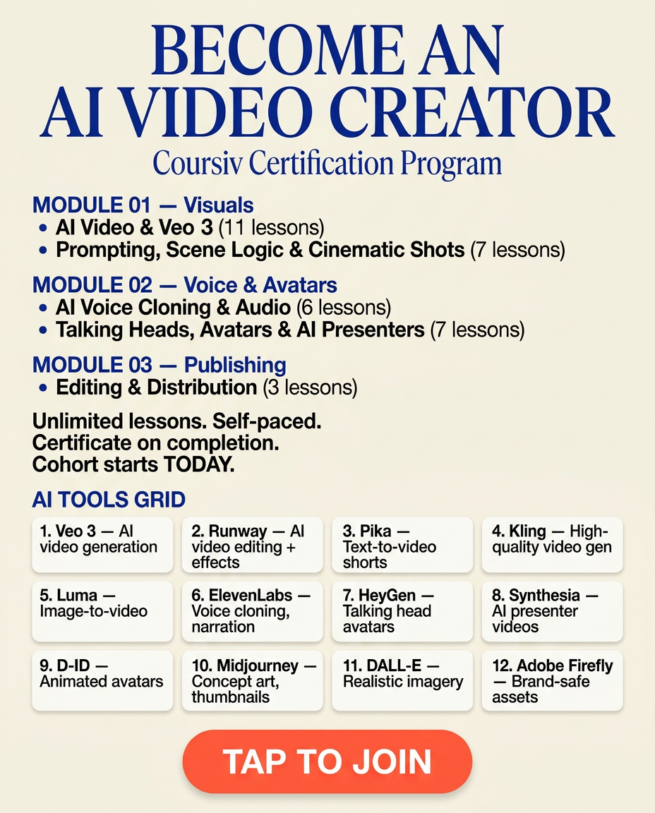 AI Weekly Facebook ad