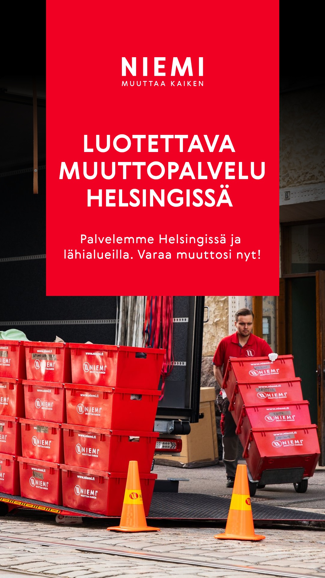 Niemi Palvelut Facebook ad from Jan 2, 2026