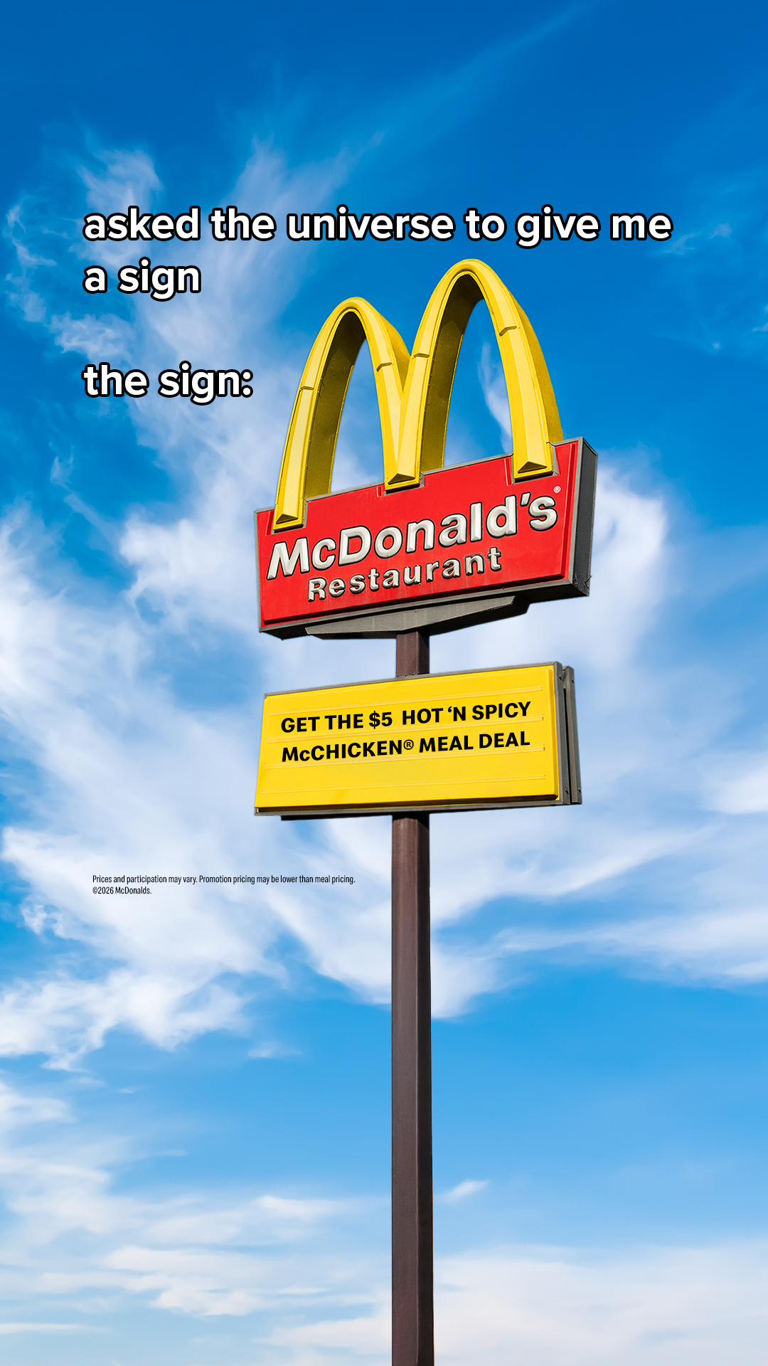 McDonald's Facebook ad