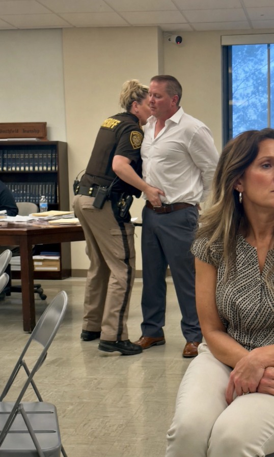 Behind Closed Doors Facebook ad: The female Sheriff touched my husband’s unbuttoned belt!