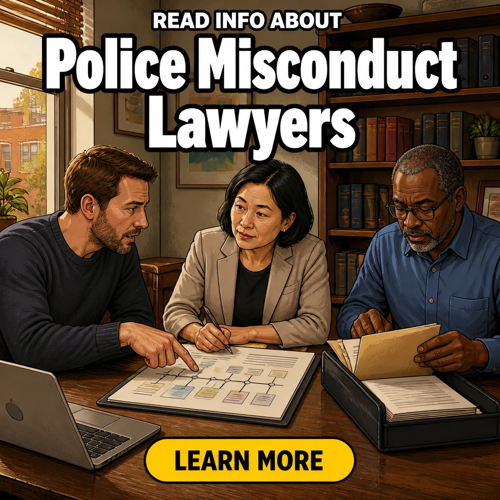 The Daily Advisor Facebook ad: Find details about Police Misconduct Lawyers