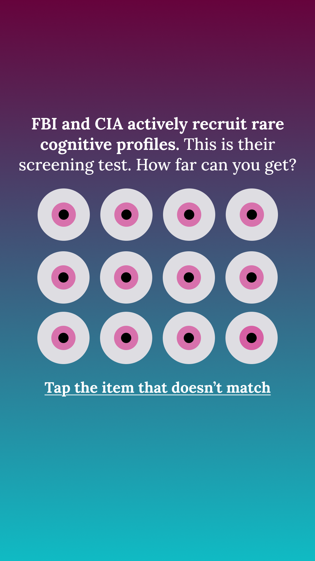 Brain Health Check Facebook ad