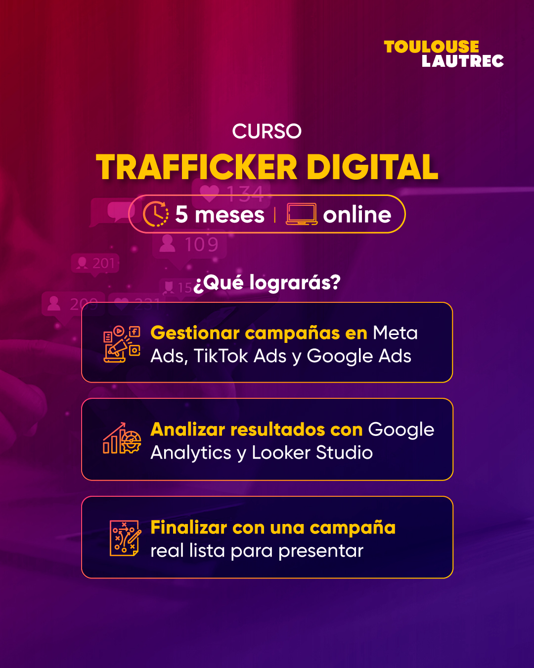 Toulouse Lautrec Educación Continua Facebook ad