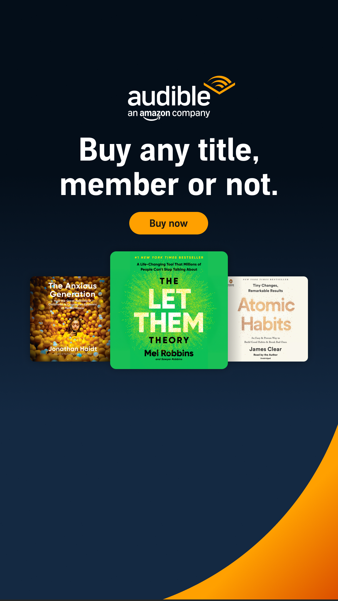 Audible Facebook ad