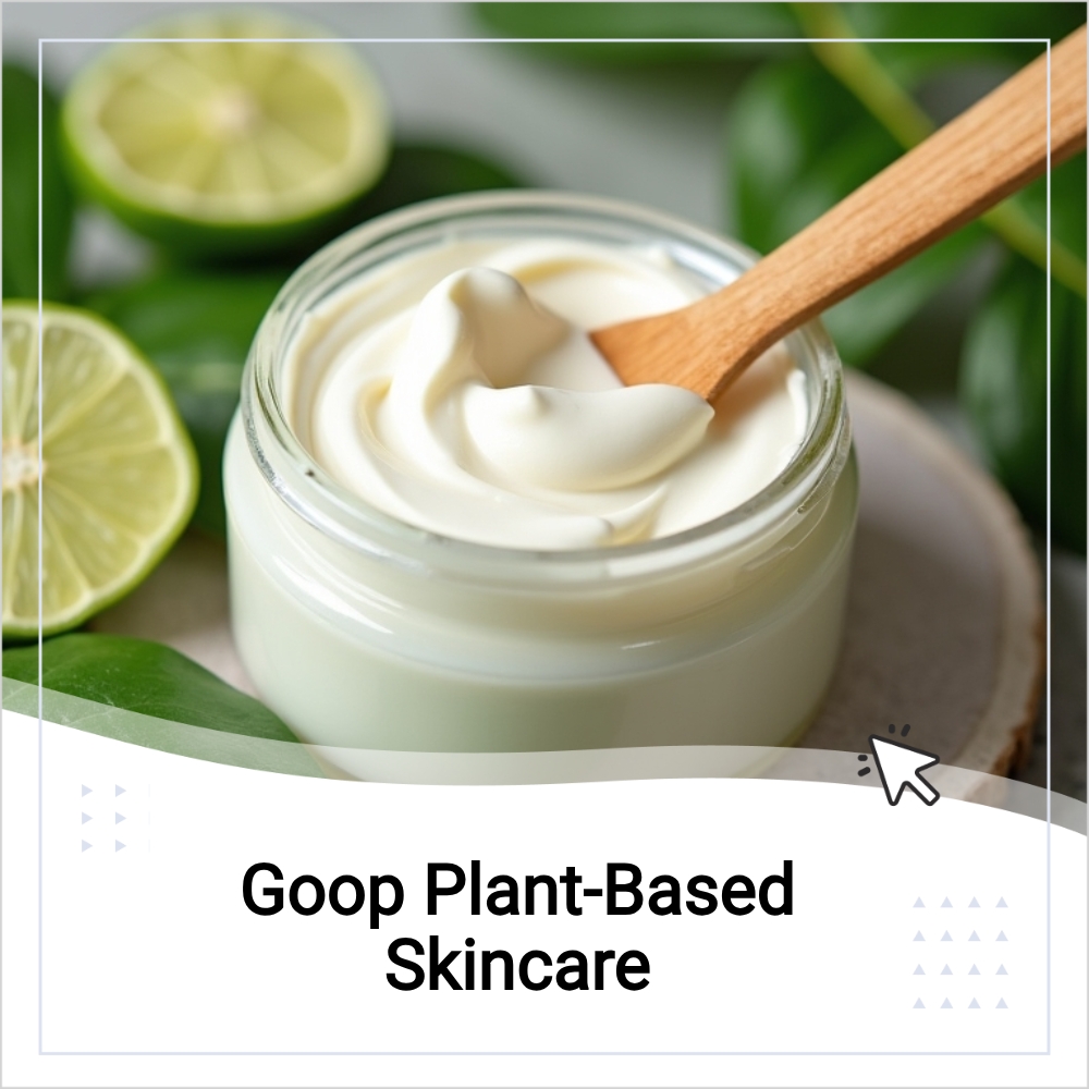 SearchLynk Array Facebook ad: Get To Know Goop’s Green Skincare Essentials.