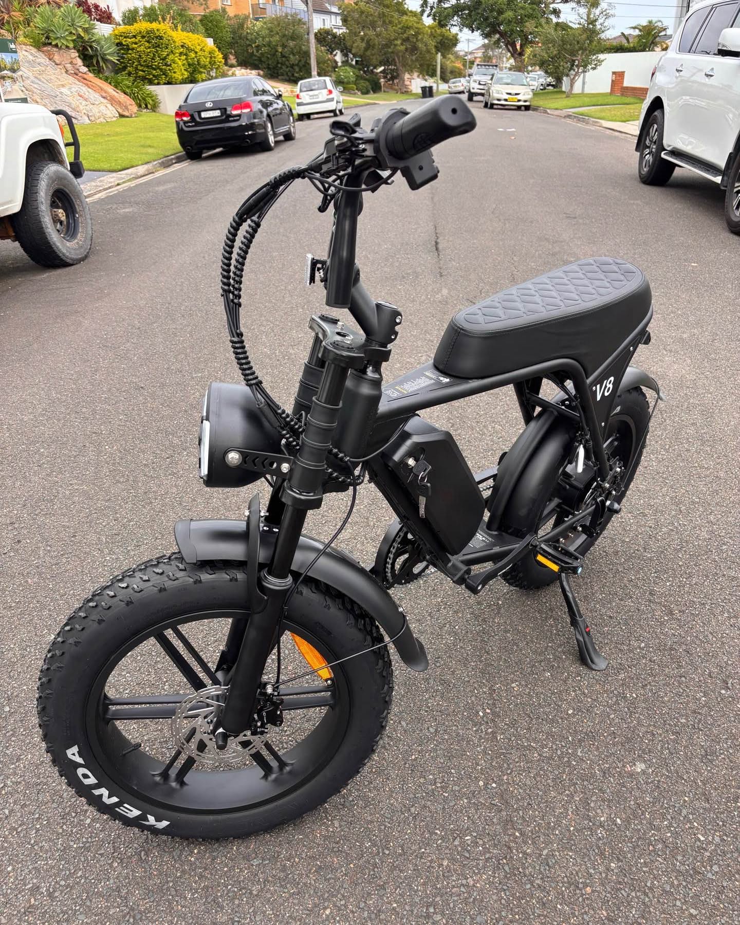 Timo von Wagenhoff Facebook ad: NEW 2026 Dune Volt V8 Electric bike - 12 months warranty