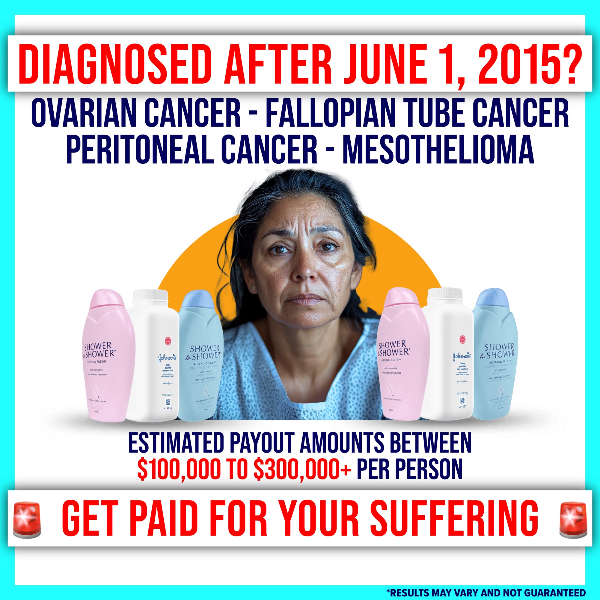 Female Cancer Claims Facebook ad from Jan 14, 2026