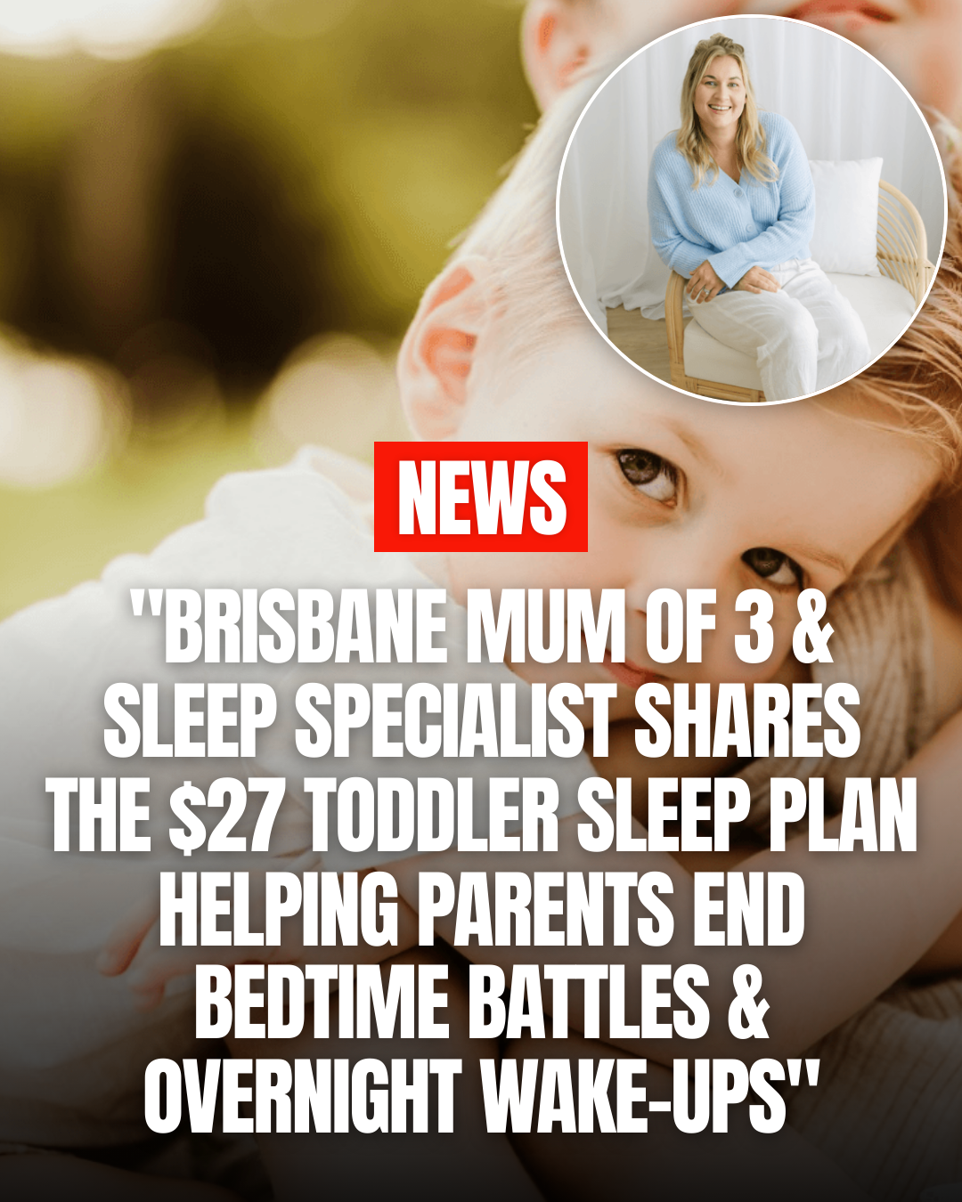 The Sleep Teacher Facebook ad