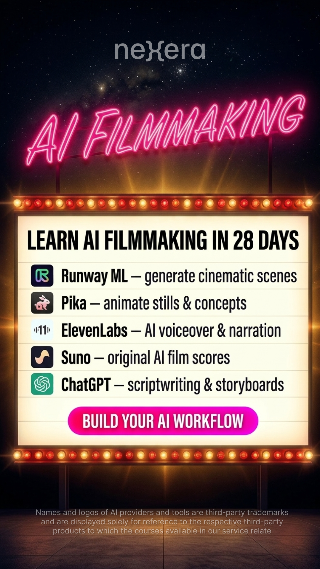 28-Day AI Challenge Facebook ad