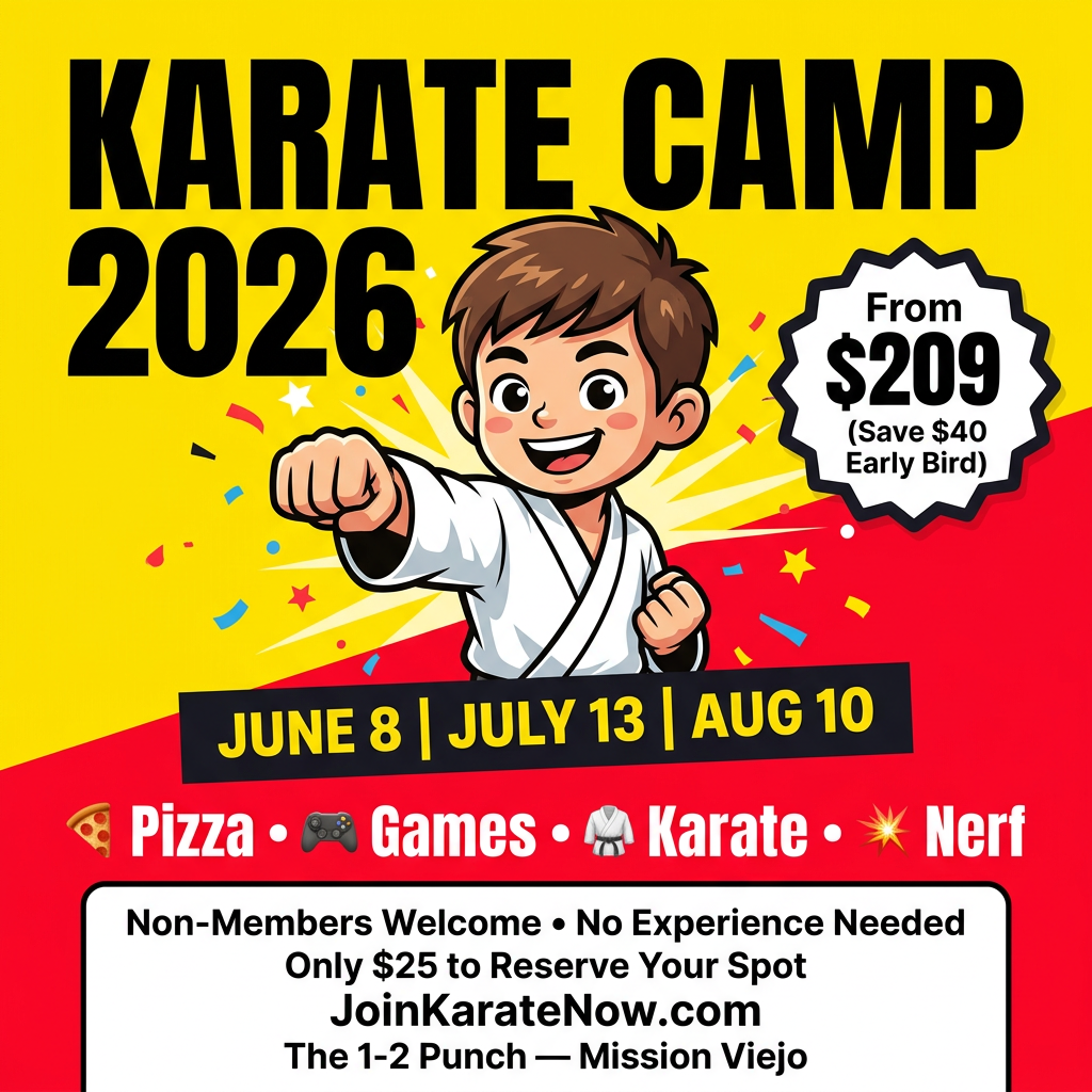 The 1-2 Punch Family Martial Arts & Fitness Center Facebook ad
