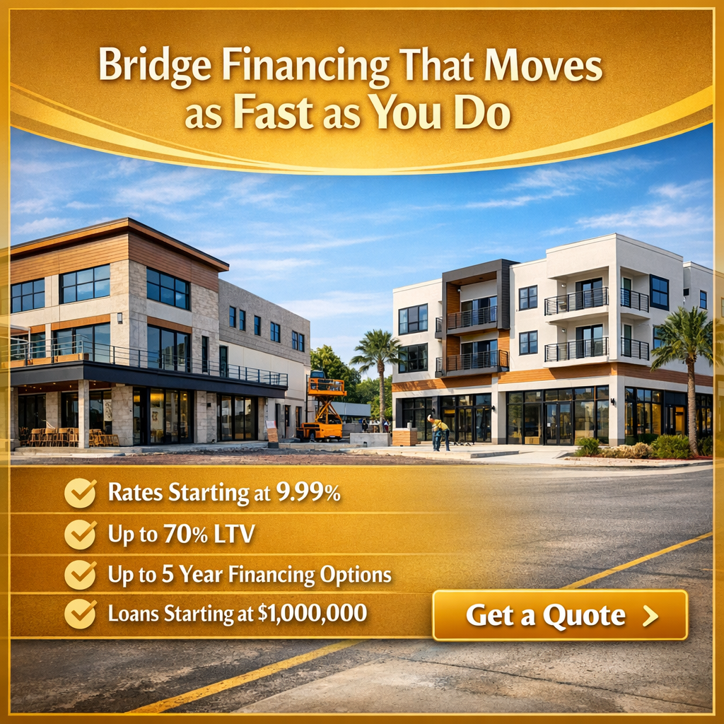 Bukh Capital Group Facebook ad: Commercial & Investment Bridge Loans