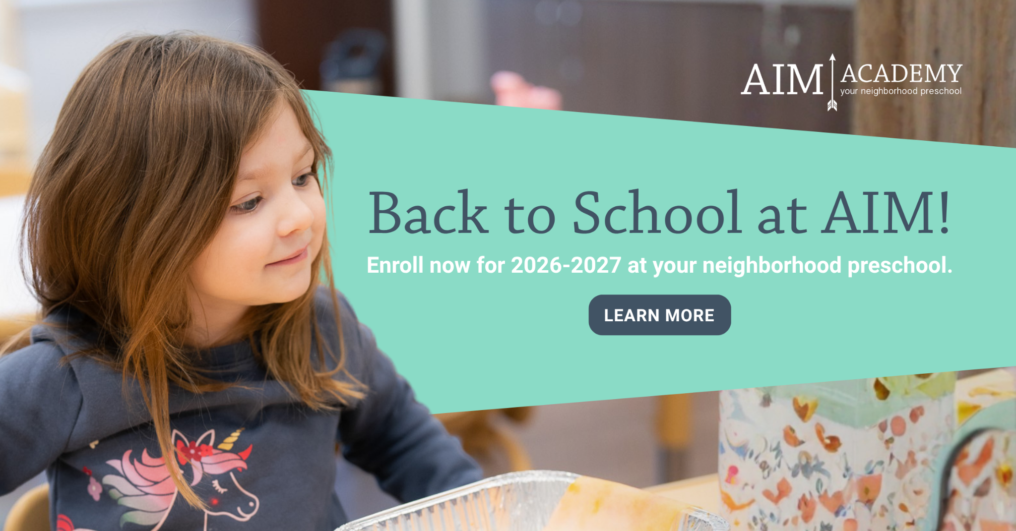 AIM Academy of Chelsea Facebook ad from Jul 1, 2026