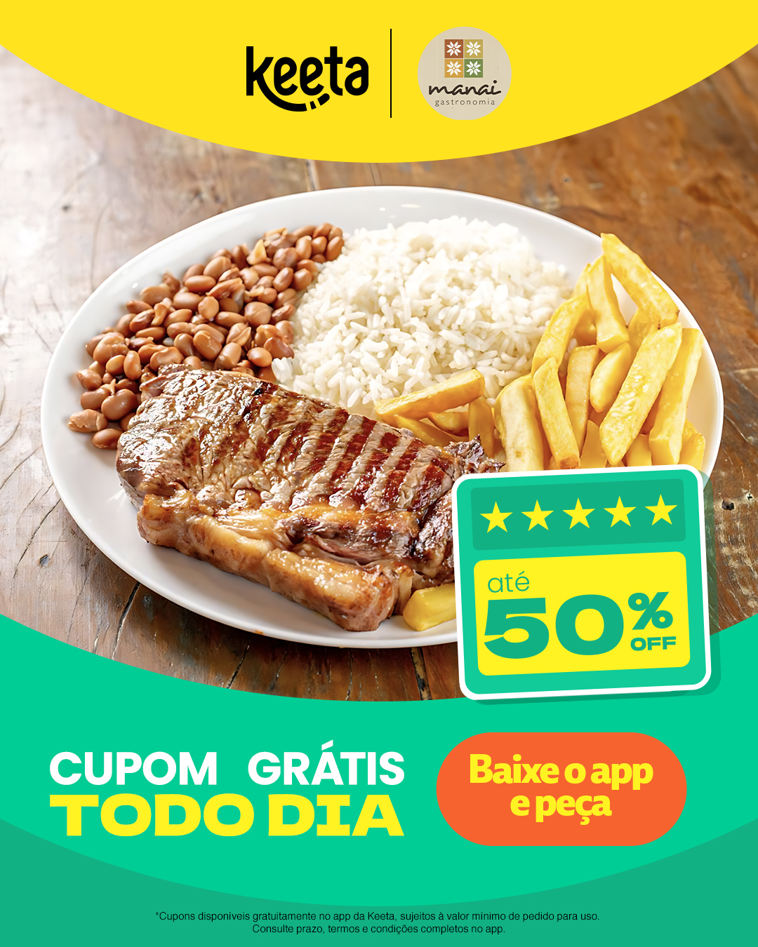 Keeta Brasil Facebook ad