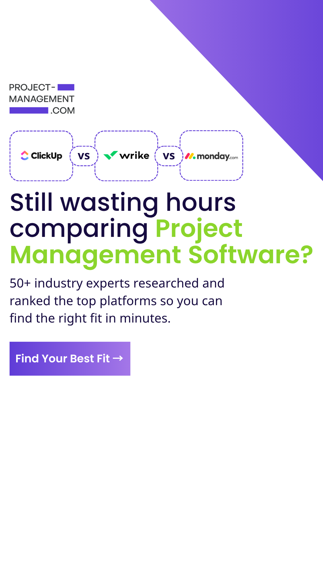 Project-Management.com Facebook ad