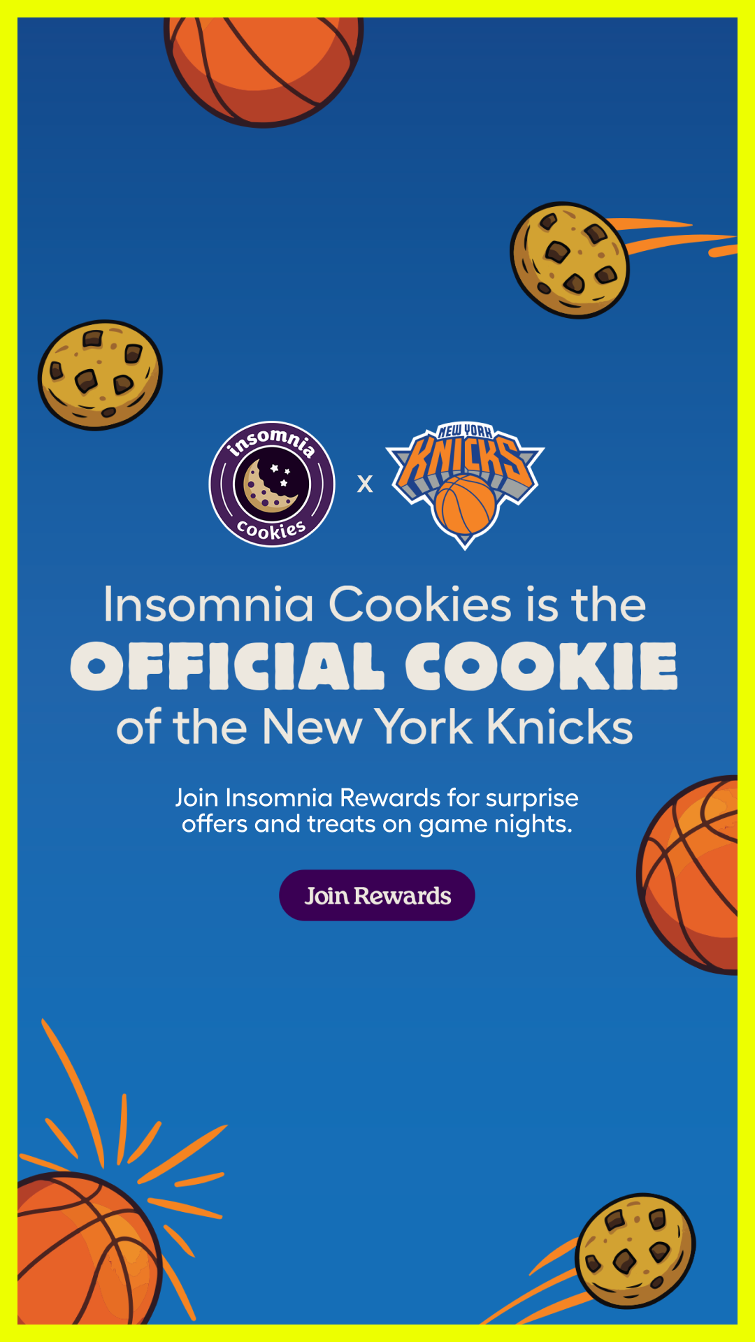Insomnia Cookies Facebook ad