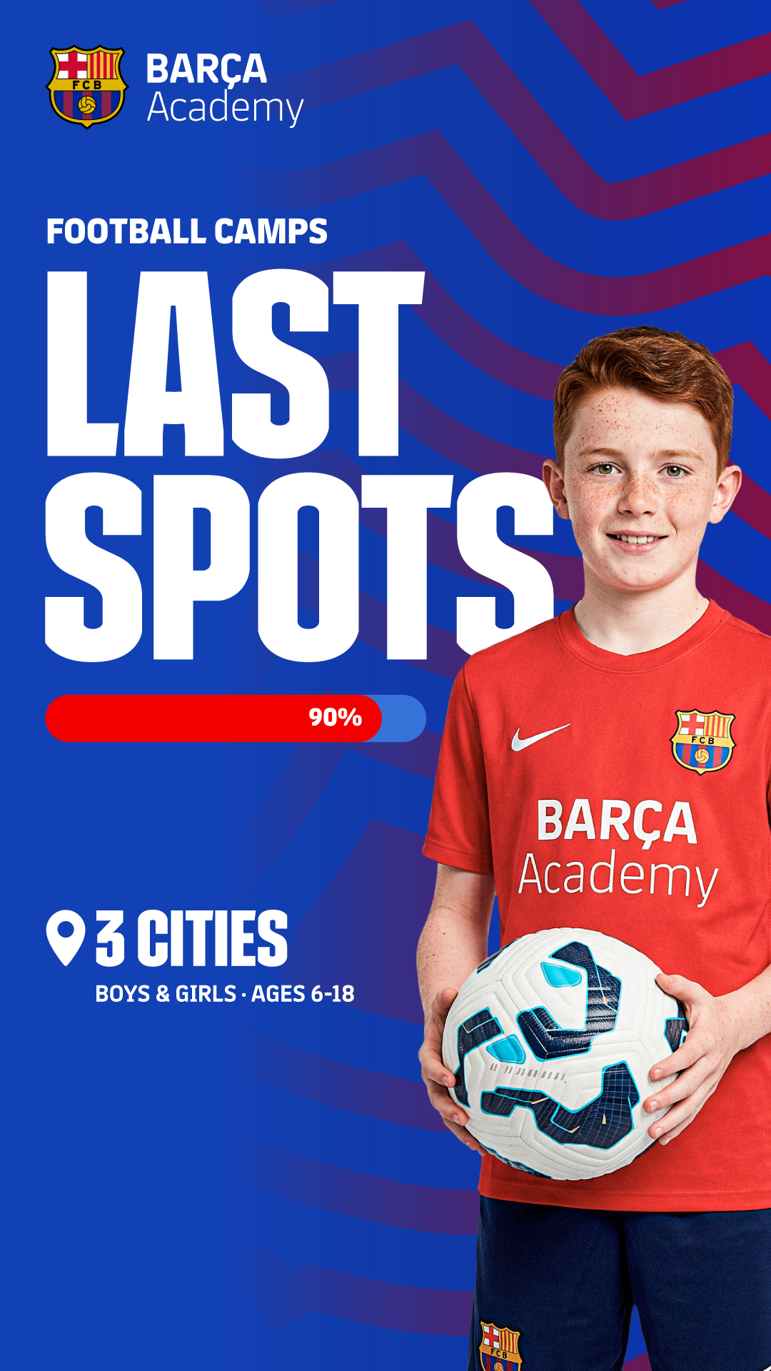 Barça Academy Ireland Facebook ad from Jun 10, 2026