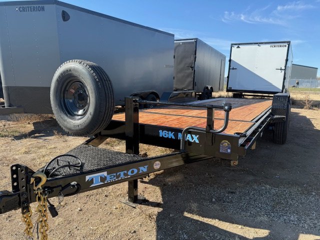 Tonya A White Facebook ad: 2025 Teton 7x20 tilt deck #T0450