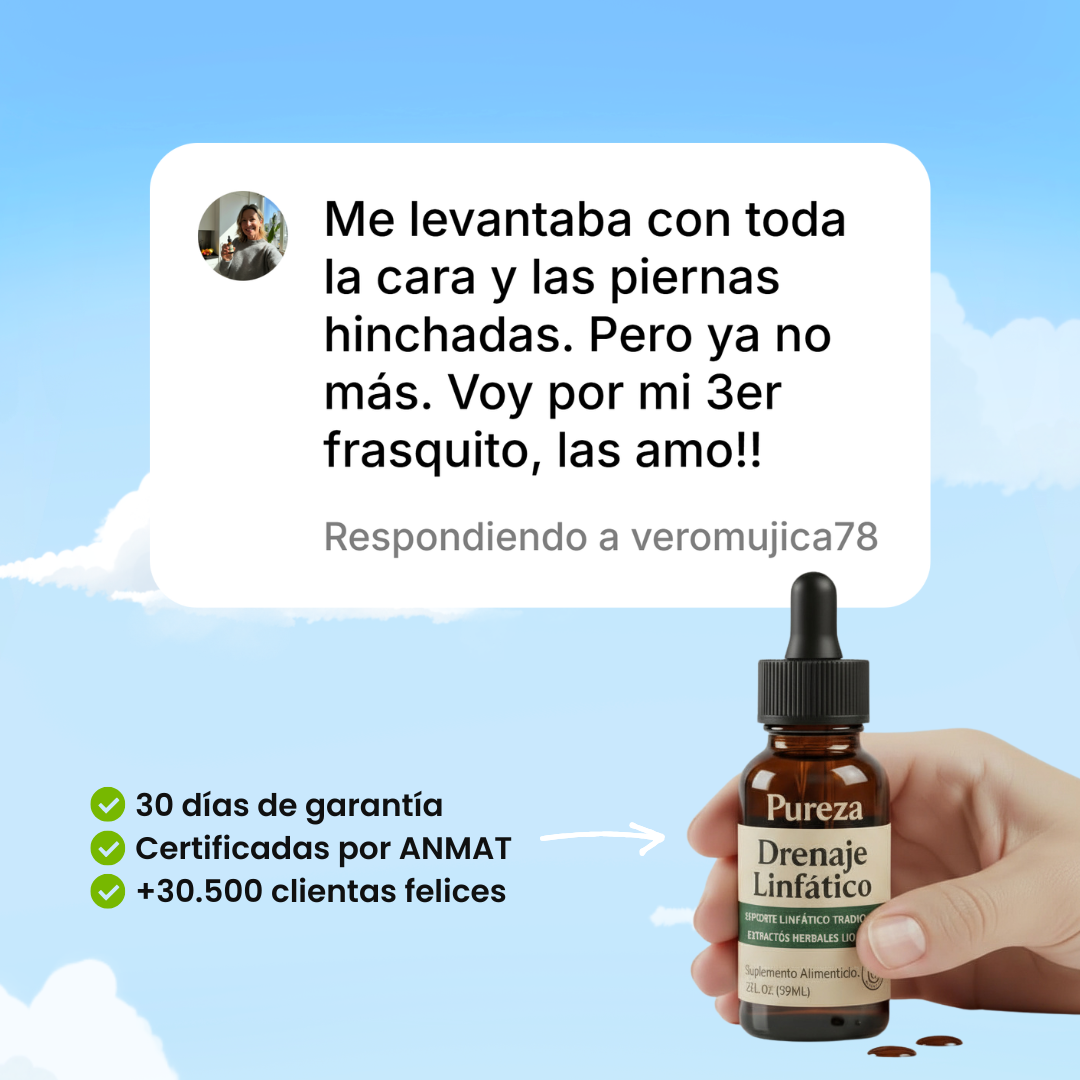 Pureza Facebook ad: No es culpa de tu edad ni tu rutina. Es tu cuerpo pidiendo…