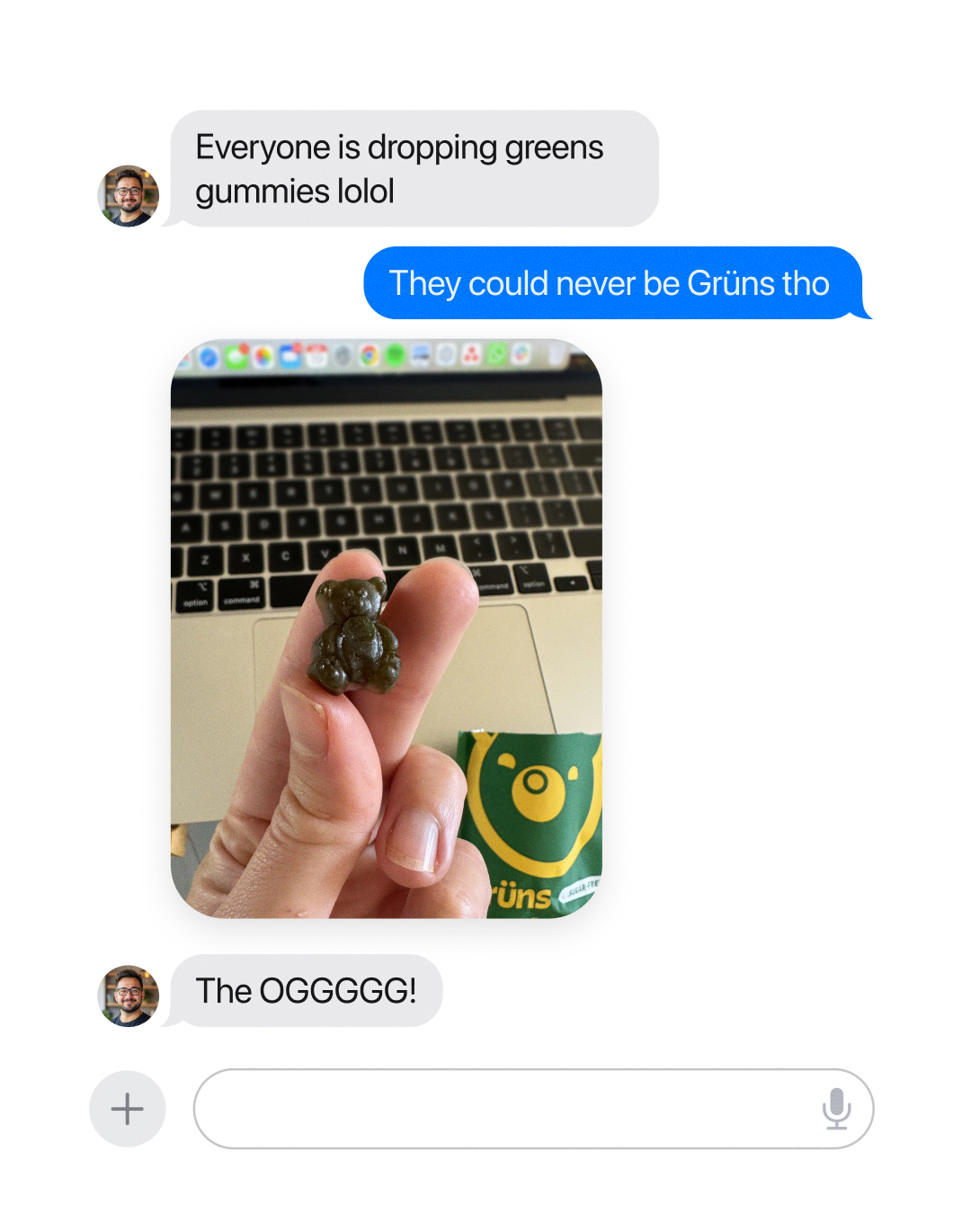 Grüns Facebook ad