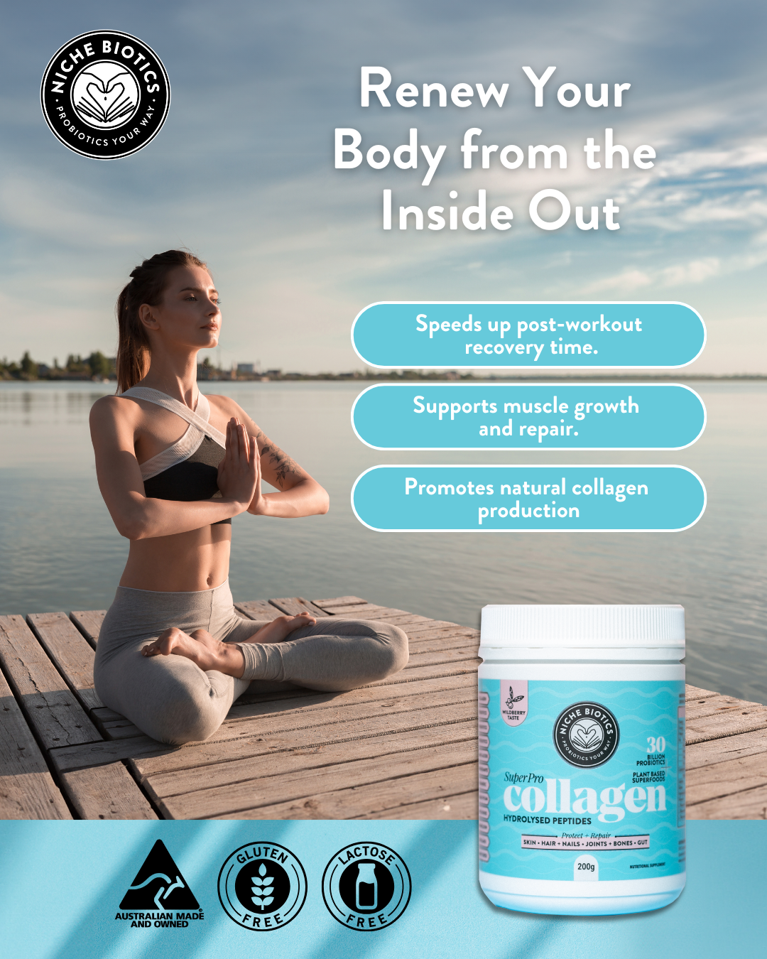 Niche Biotics Facebook ad: Fuel Your New Years Resolution