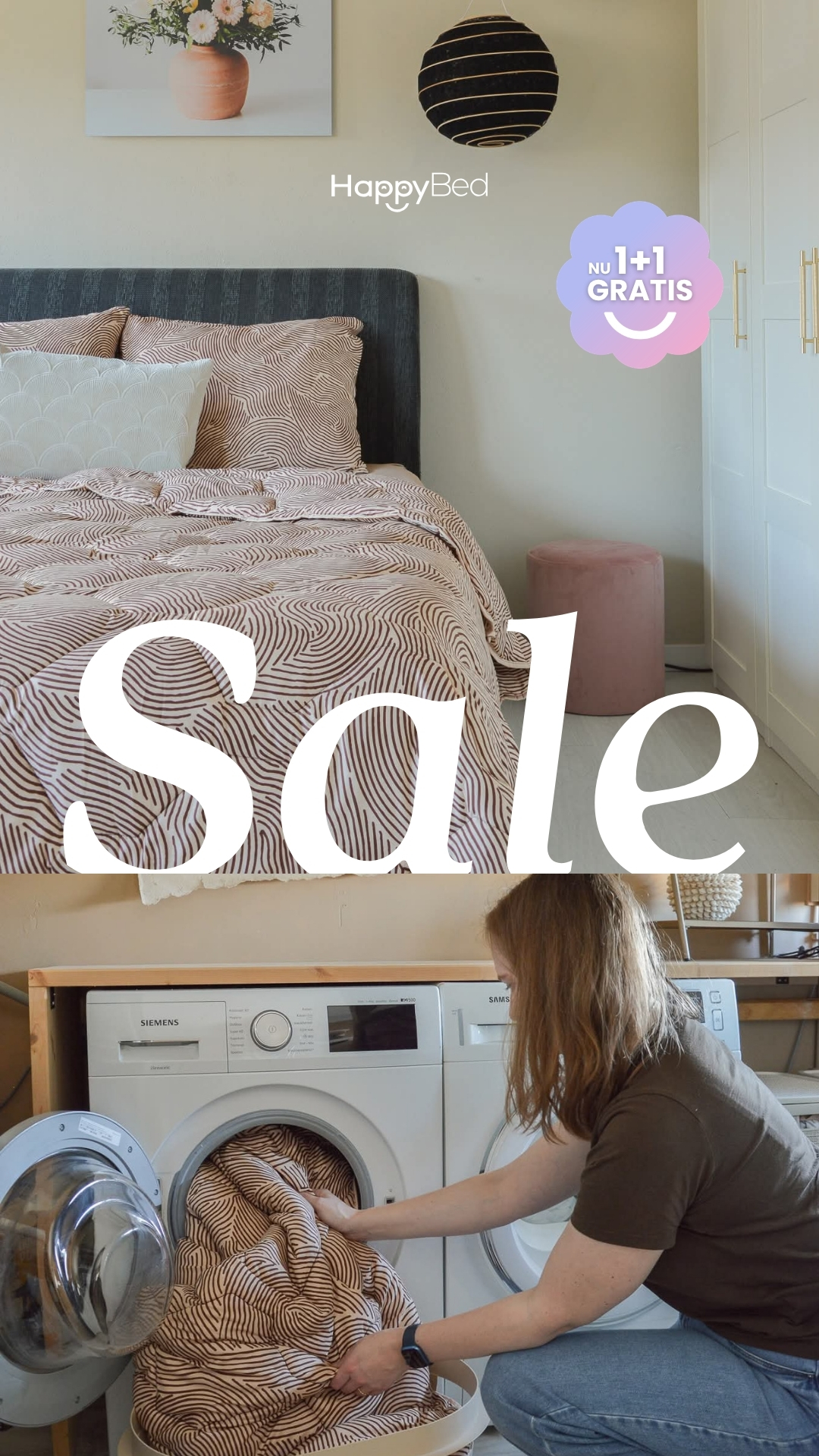 HappyBed Facebook ad