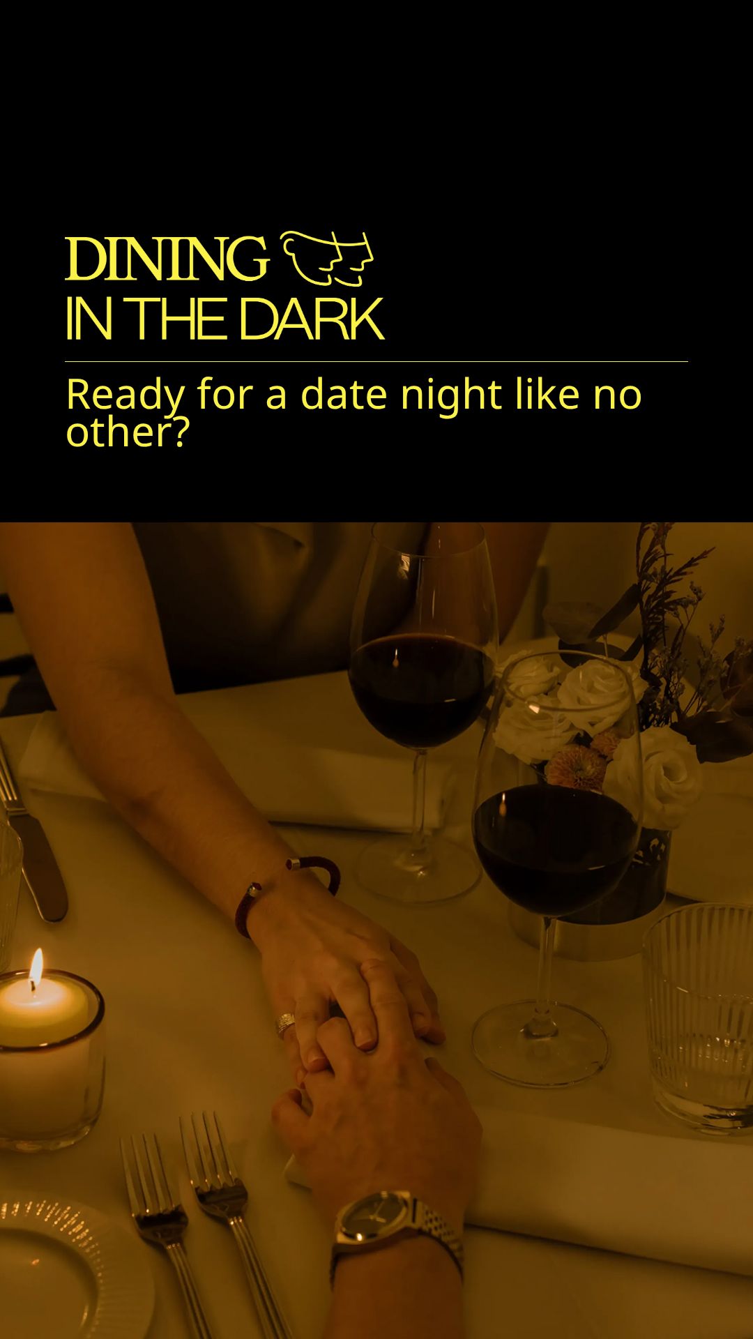 Dining in the Dark Facebook ad from May 13, 2026