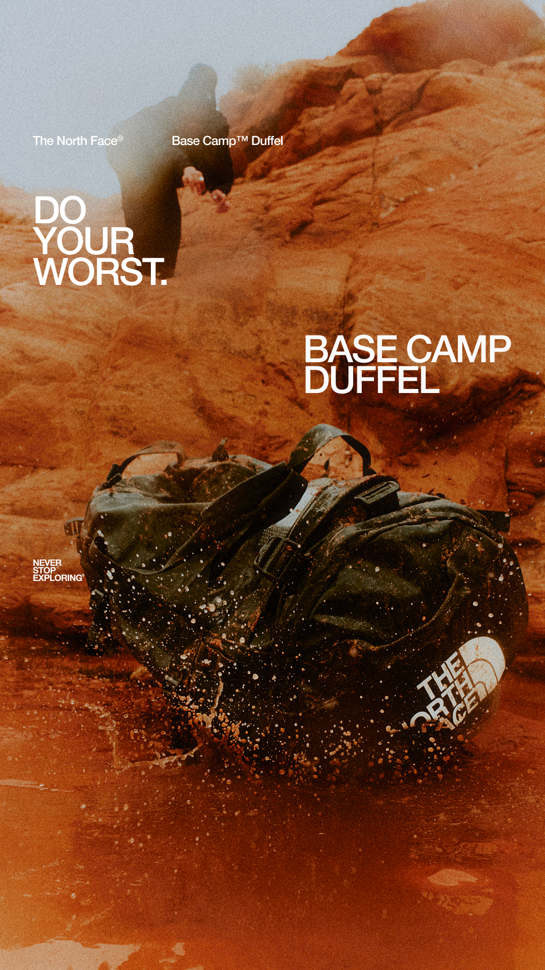 The North Face Facebook ad