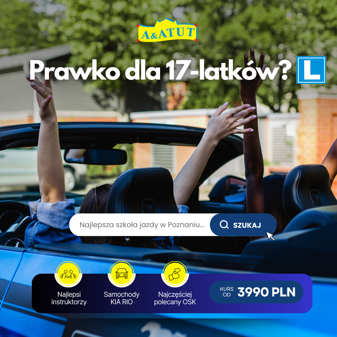 Prawko w Atucie Facebook ad: Prawo jazdy dla 17-latka, legalnie od 2026