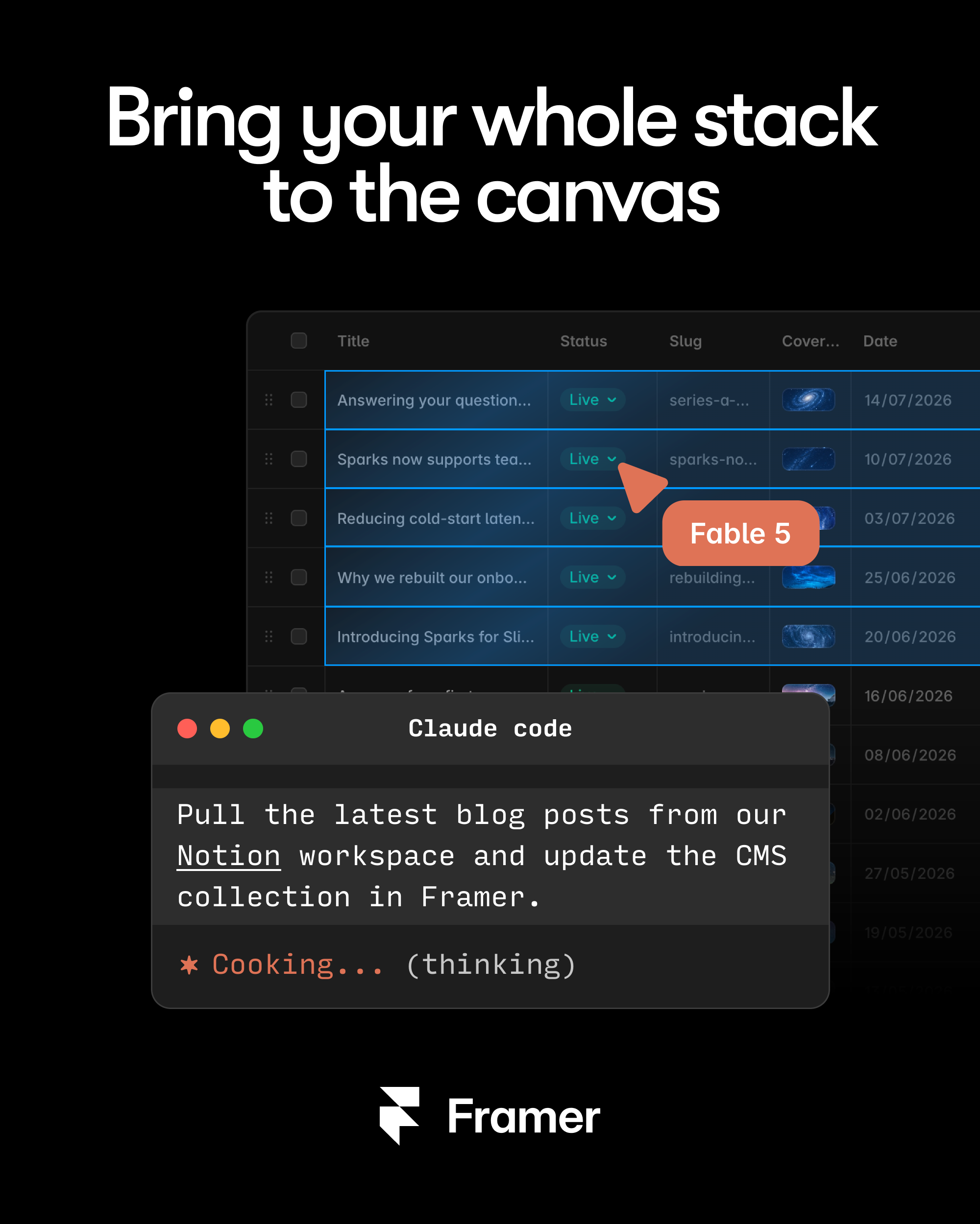 Framer Facebook ad