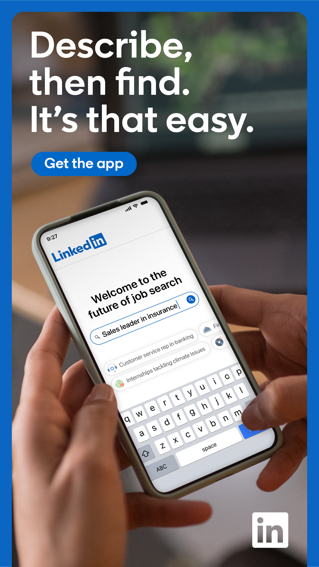 LinkedIn Facebook ad