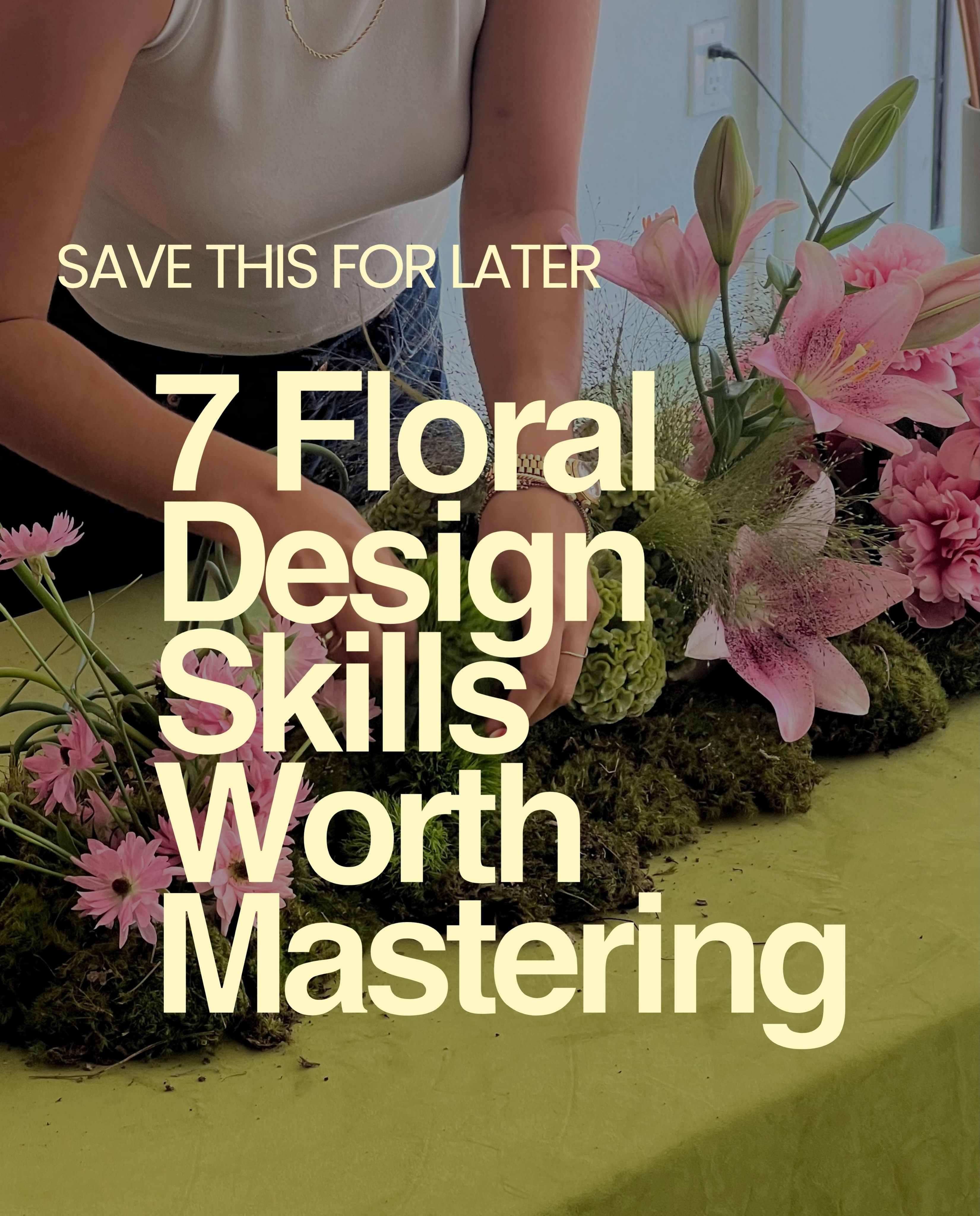 Camilia Supply Facebook ad: From airy bridal bouquets and intentional flower grouping…