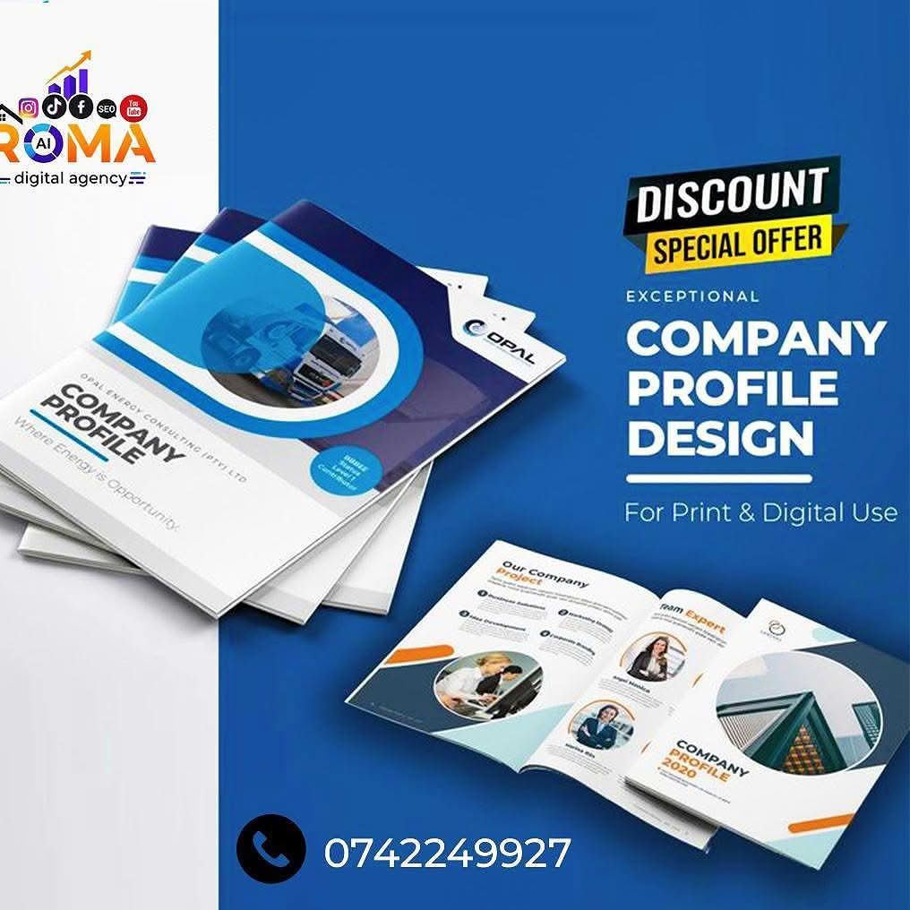 Roma Digital Agency Facebook ad: Company Profiles, Business Proposals and Plans