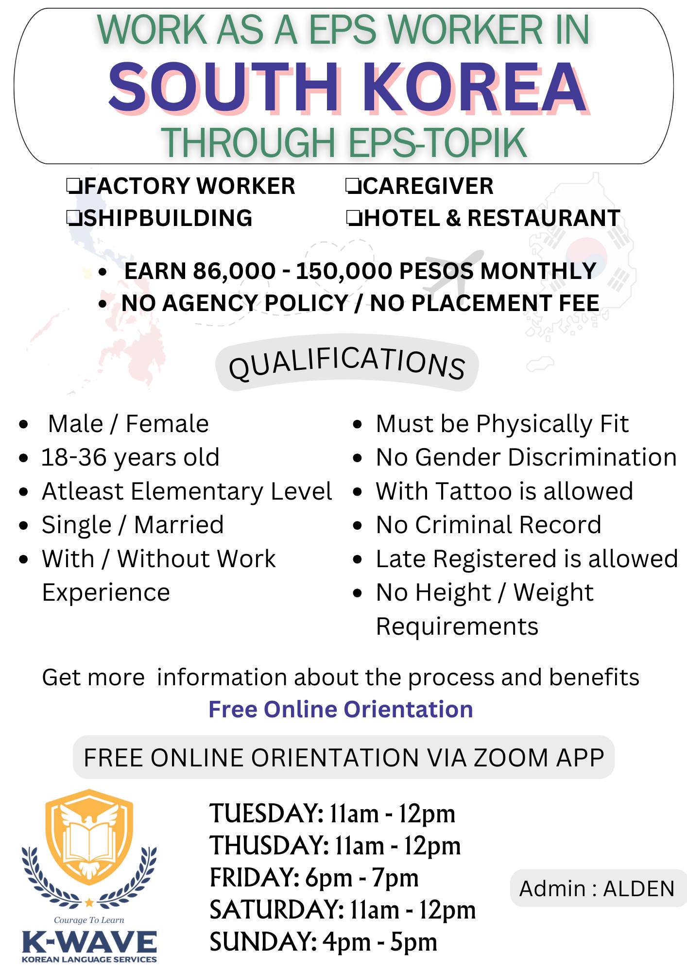 Employment in South Korea - MAC Facebook ad: PAANO MAKAPAGTRABAHO as EPS sa South Korea?