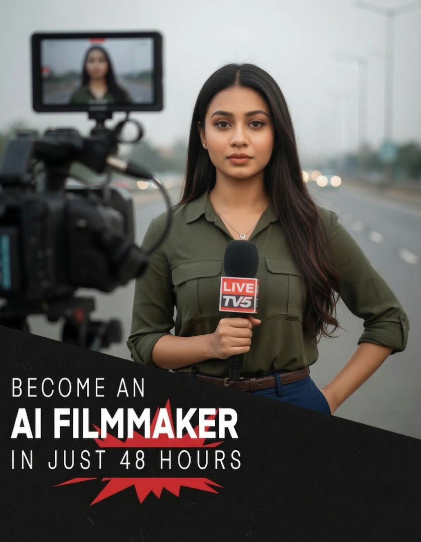 Steptwo.ai Facebook ad: Learn AI Filmmaking In Just 48 Hours