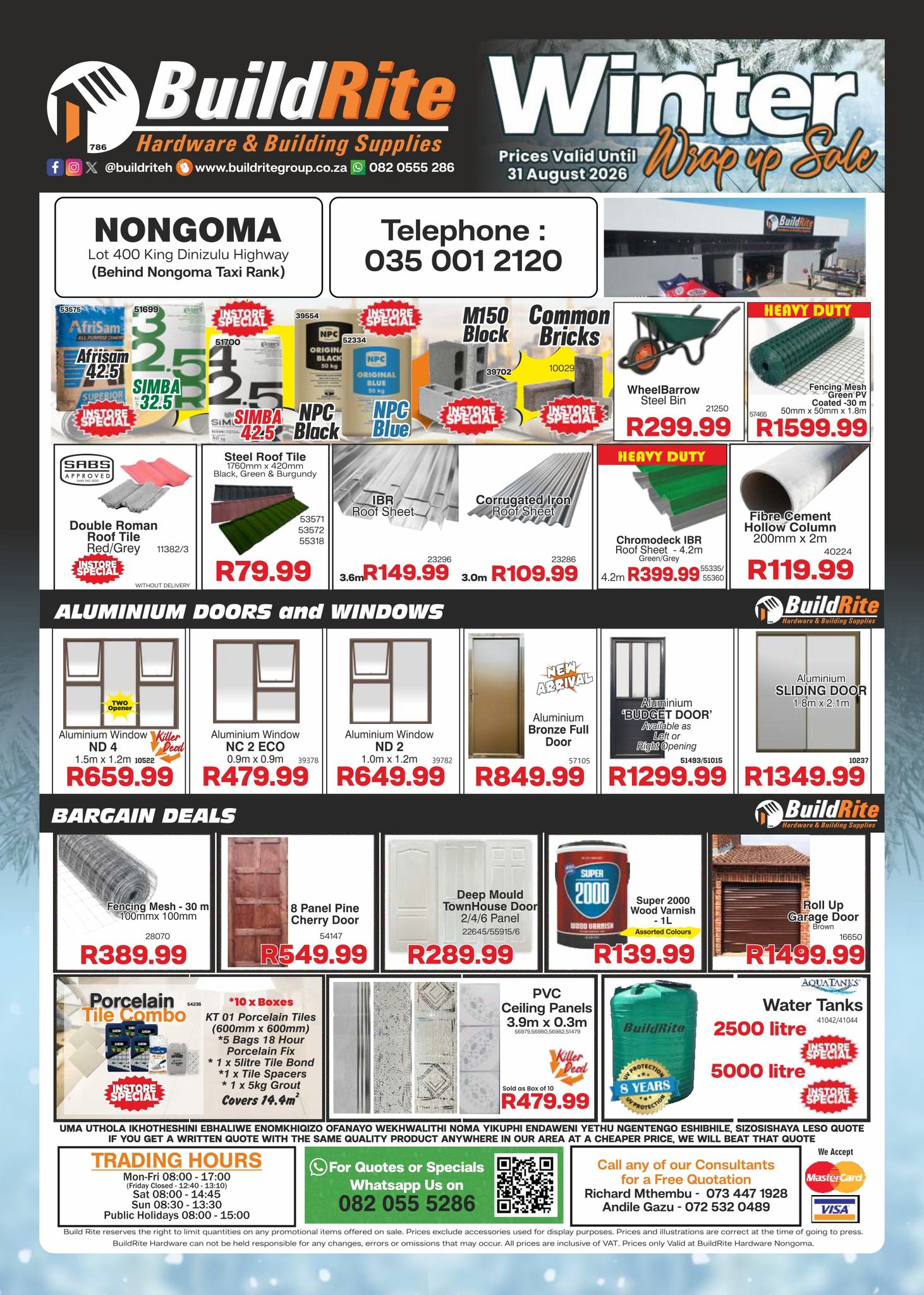 Build Rite Hardware Facebook ad