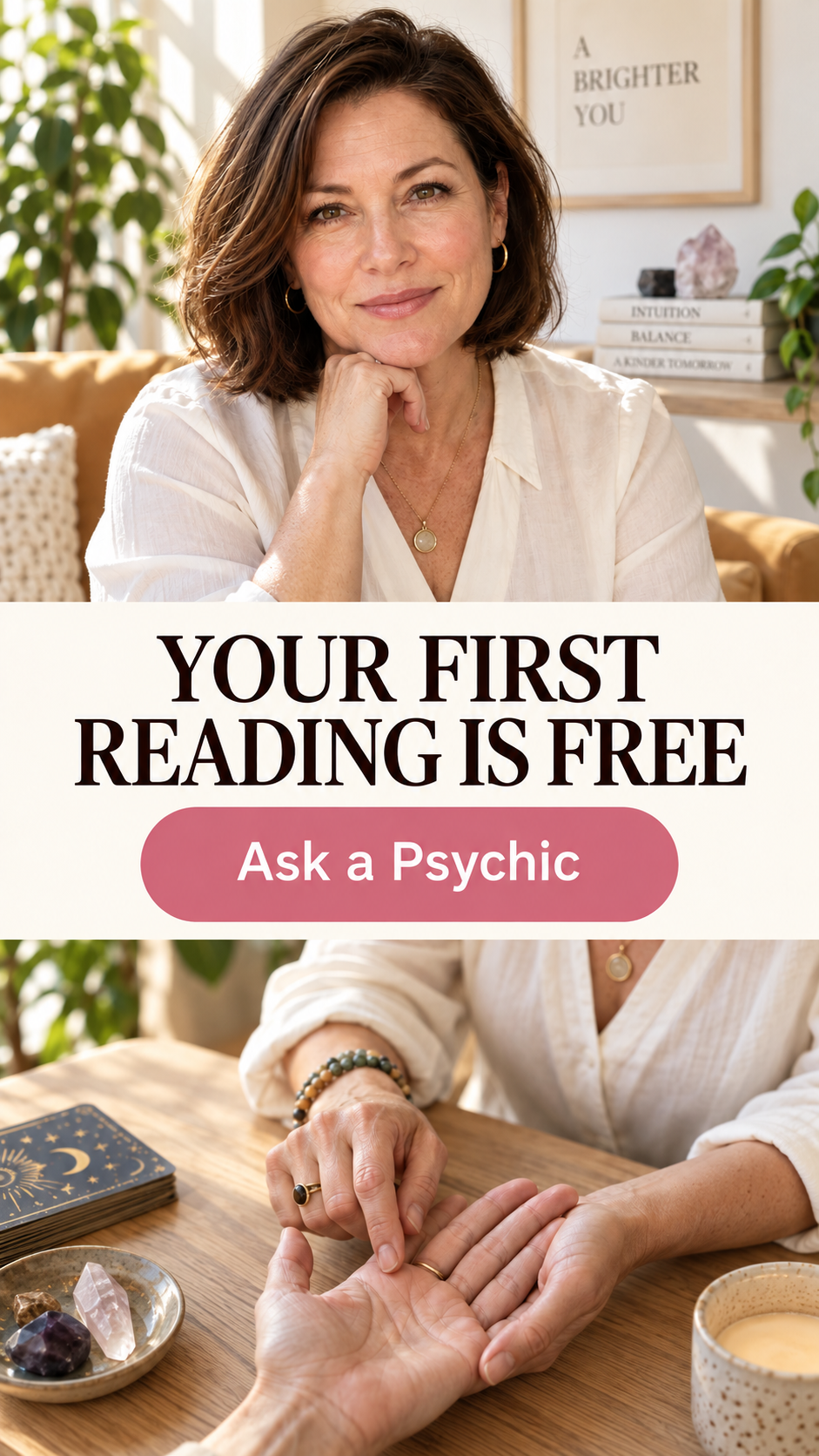 PsychicBook Facebook ad: Live Psychic Readings