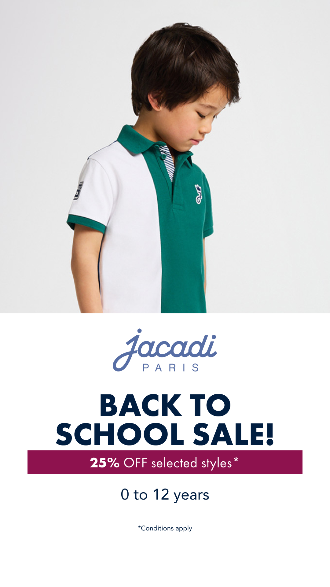 Jacadi Facebook ad