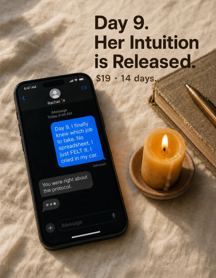 Dr. Rachel Thompson Facebook ad: Release Your Intuition and Manifest Effortlessly