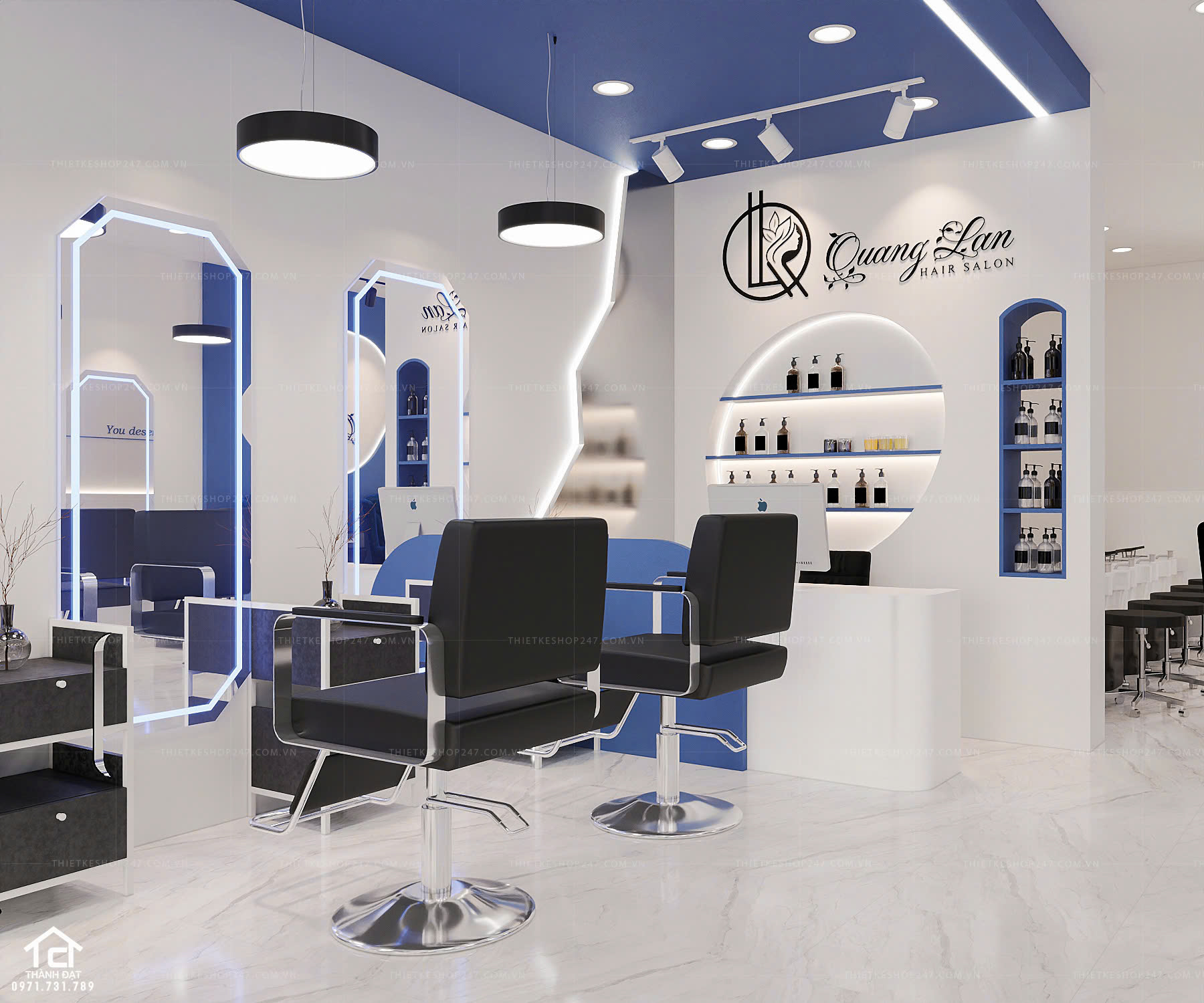 247 HOUSE - Chuyên Thi Công Hair Salon Facebook ad