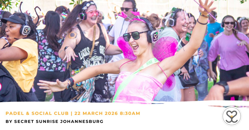 Secret Sunrise Johannesburg Facebook ad: Secret Sunrise | 90's Rave