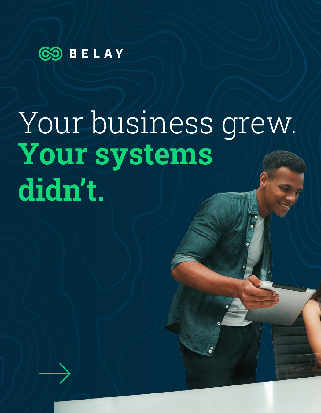 BELAY Solutions Facebook ad: Still handling the books yourself?