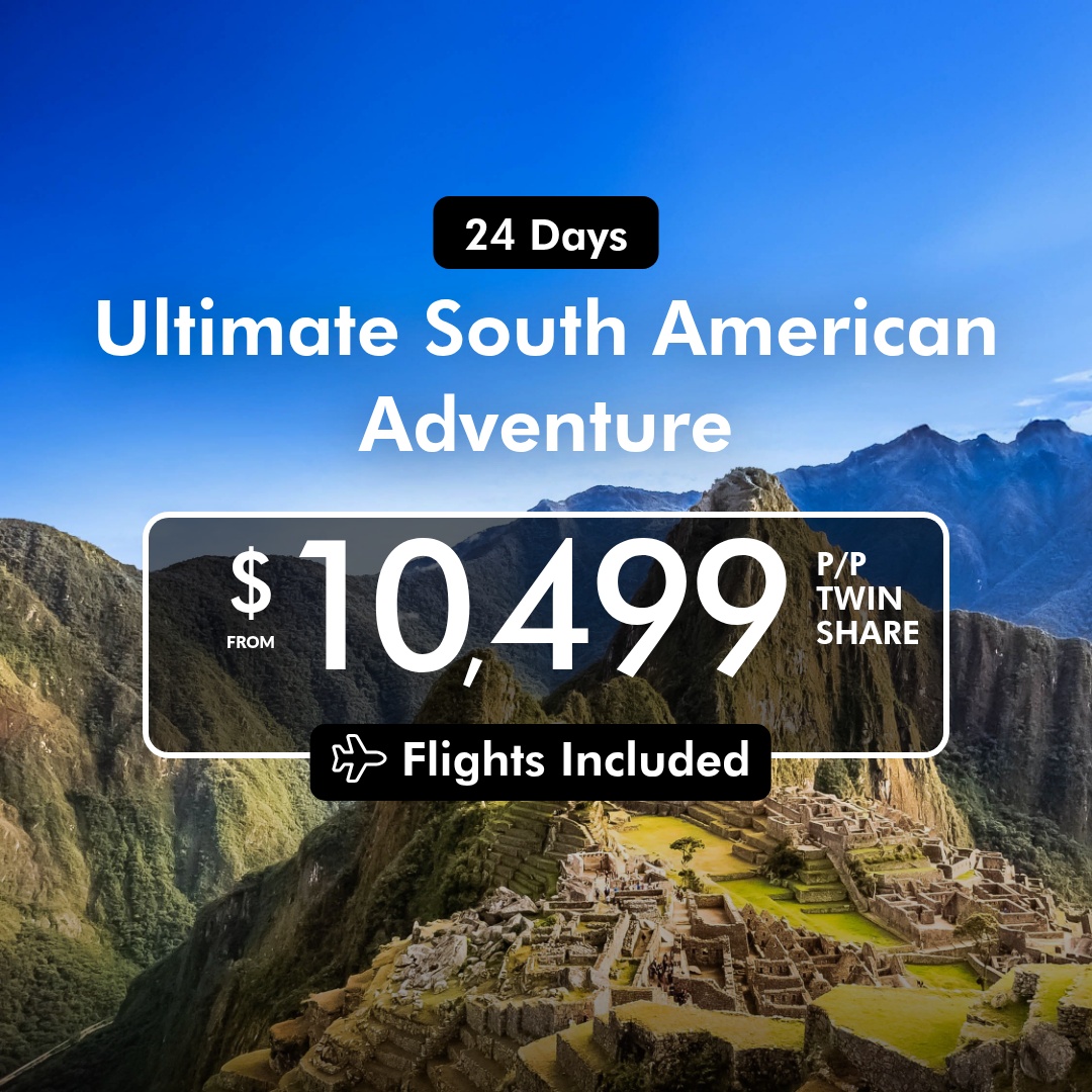 TripADeal Facebook ad: Ultimate South American Adventure