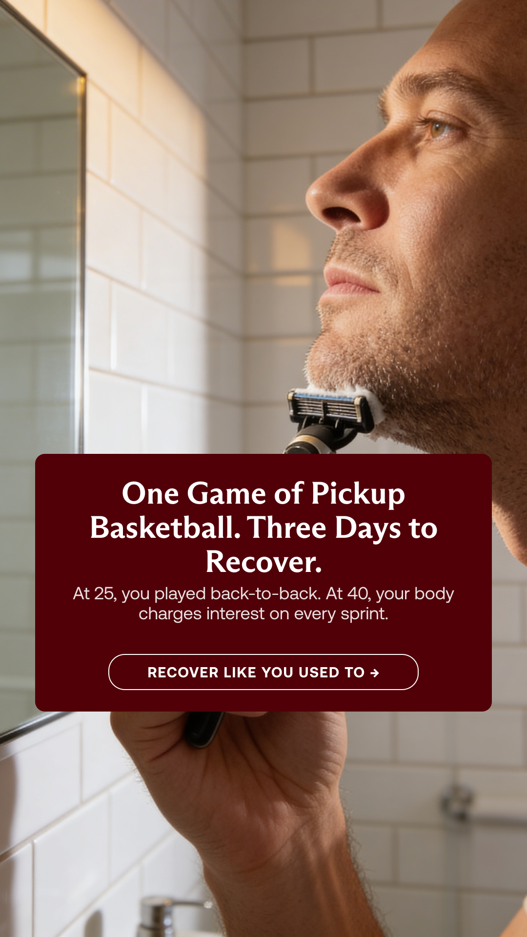 IM8 Facebook ad: Built to Last. Start Now.