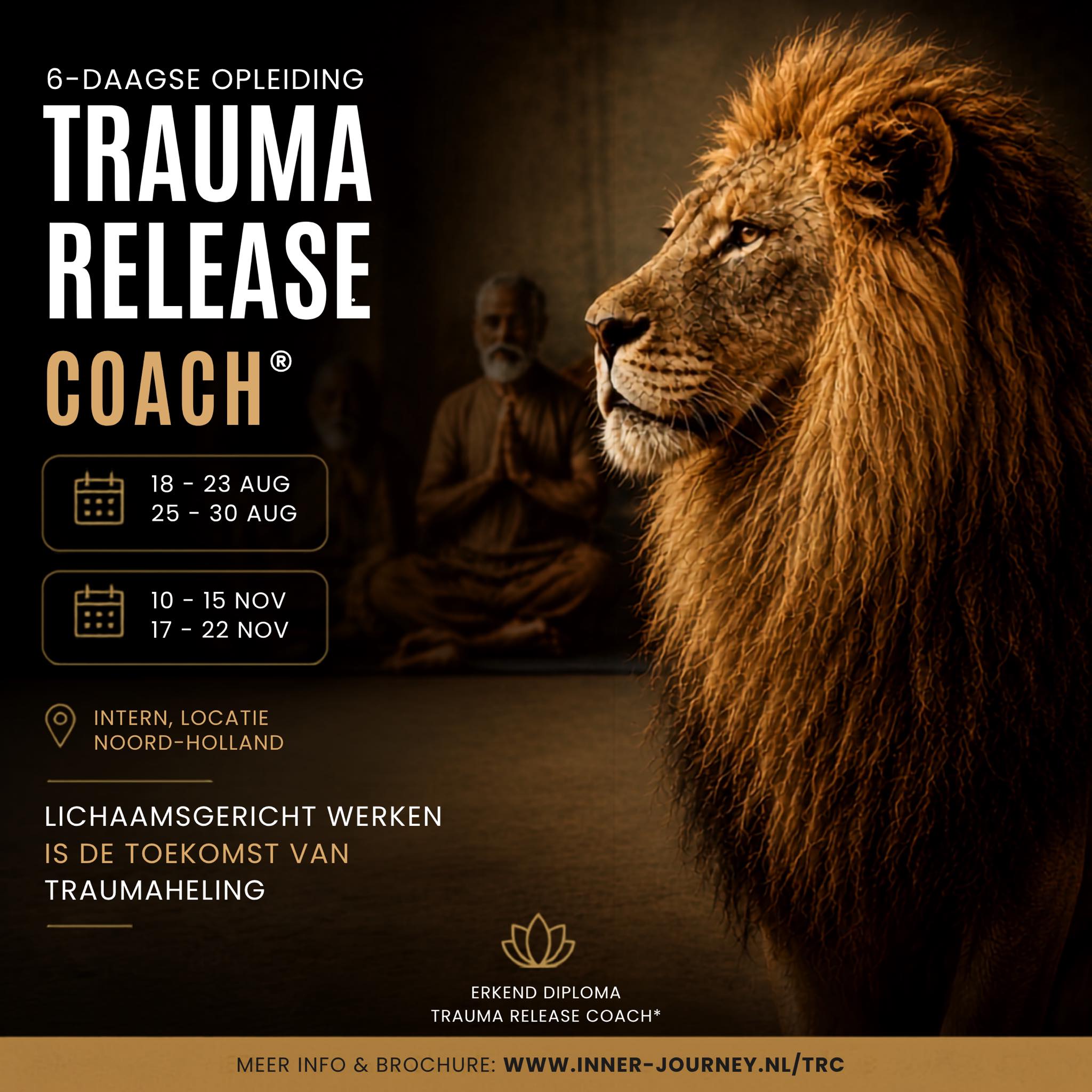 Inner-journey Trauma Release & Breathwork Facebook ad: 6 daagse opleiding Trauma Release Coach - Inner Journey