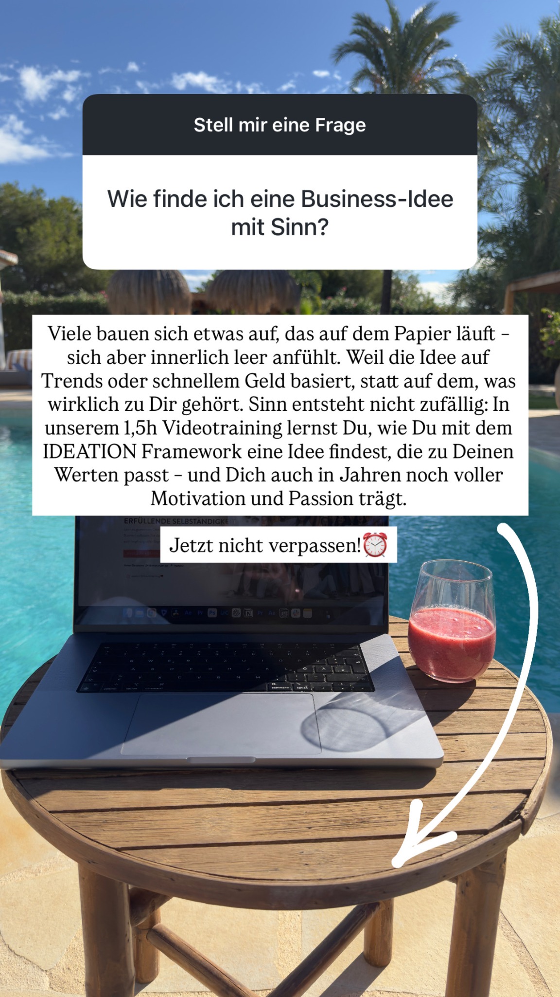 Isleofmind_academy Facebook ad: Kostenloser Videokurs: Deine Business-Idee für 2026