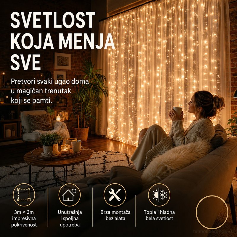 TehnoLider Shop Srbija Facebook ad: Pametni zidni tuš, Luksuz u vašem kupatilu!