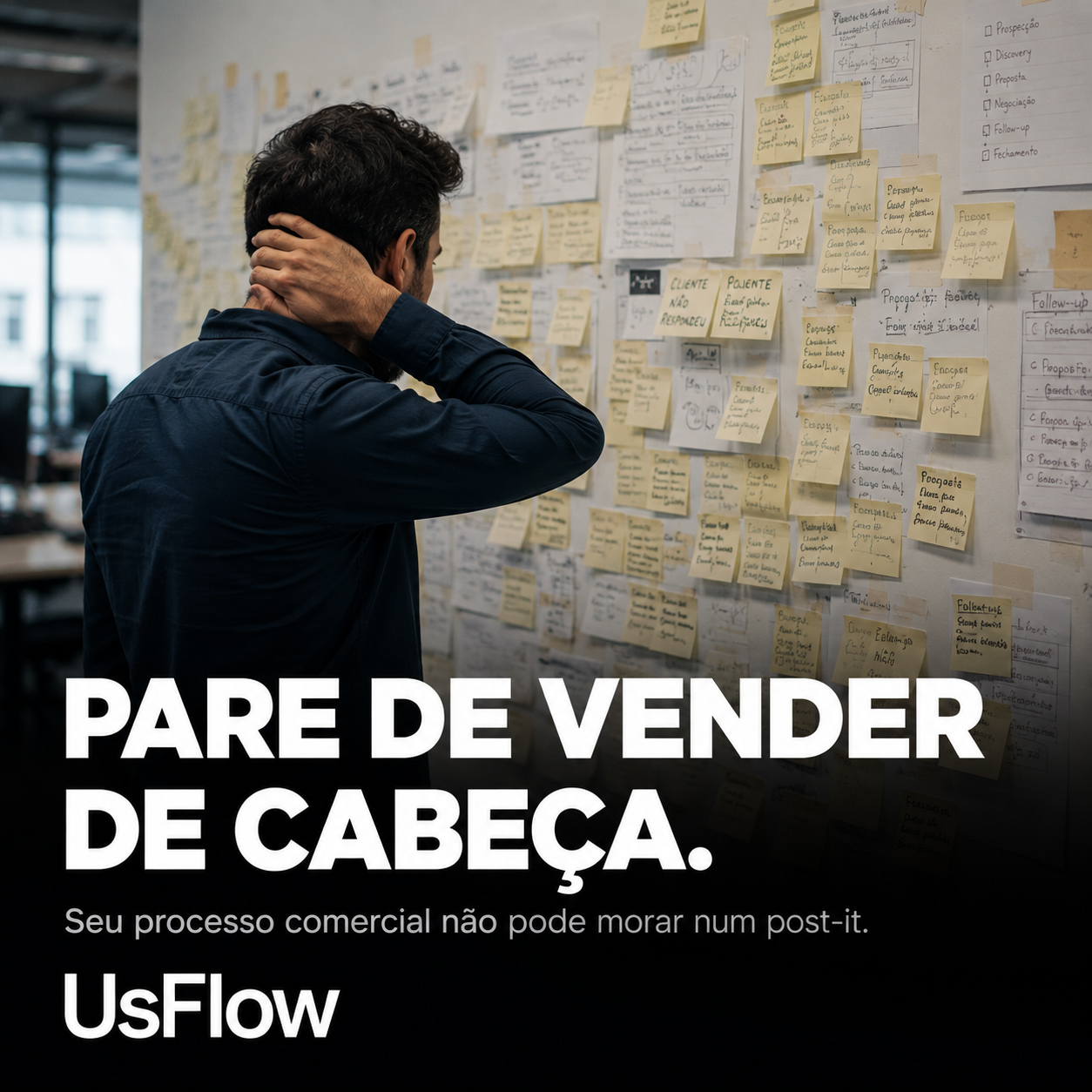 UsFlow Facebook ad: Fale com um especialista