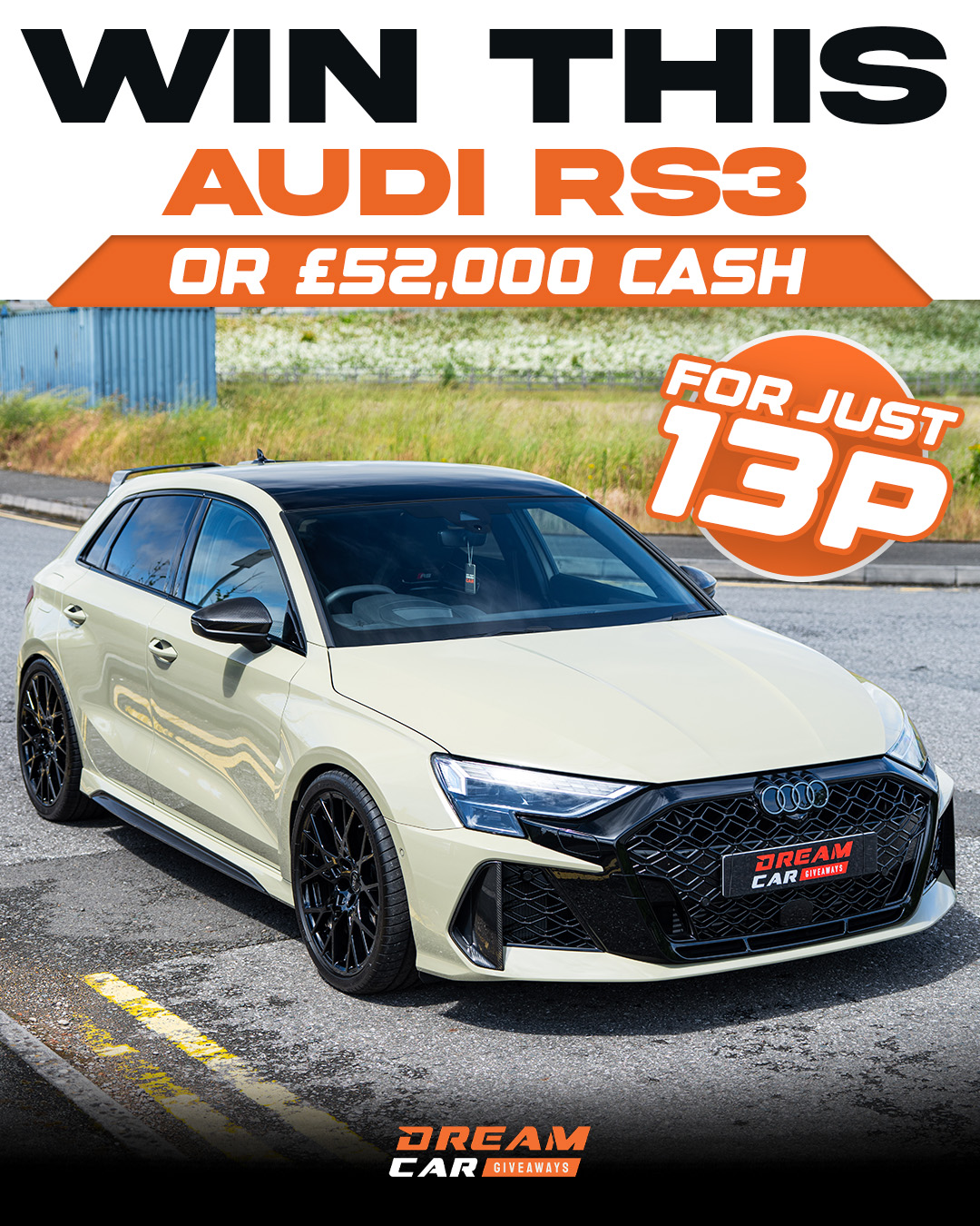 Dream Car Giveaways Facebook ad