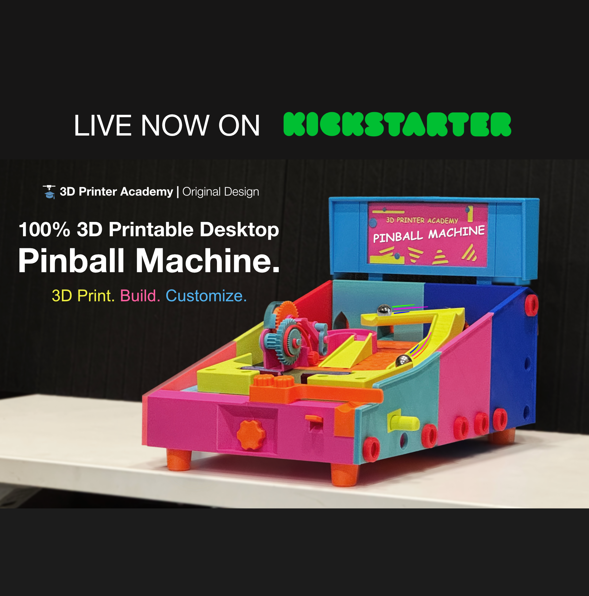 3D Printer Academy Facebook ad from Mar 31, 2026